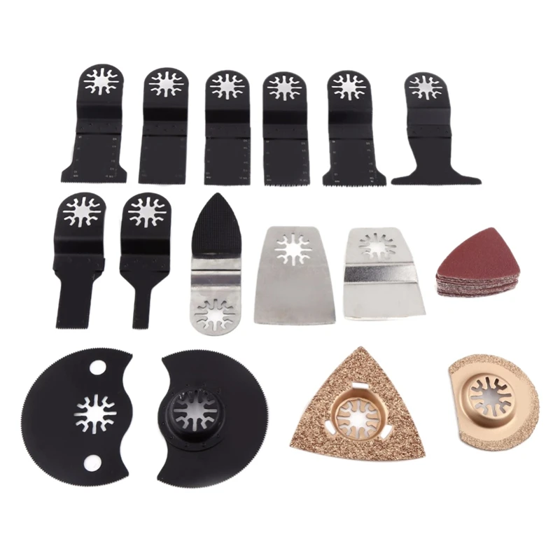 

40 Pcs Oscillating Tool Saw Blade Accessories For Multifunction Electric Tool As Fein Power Tool Etc,Wood Metal Cutting,Home D