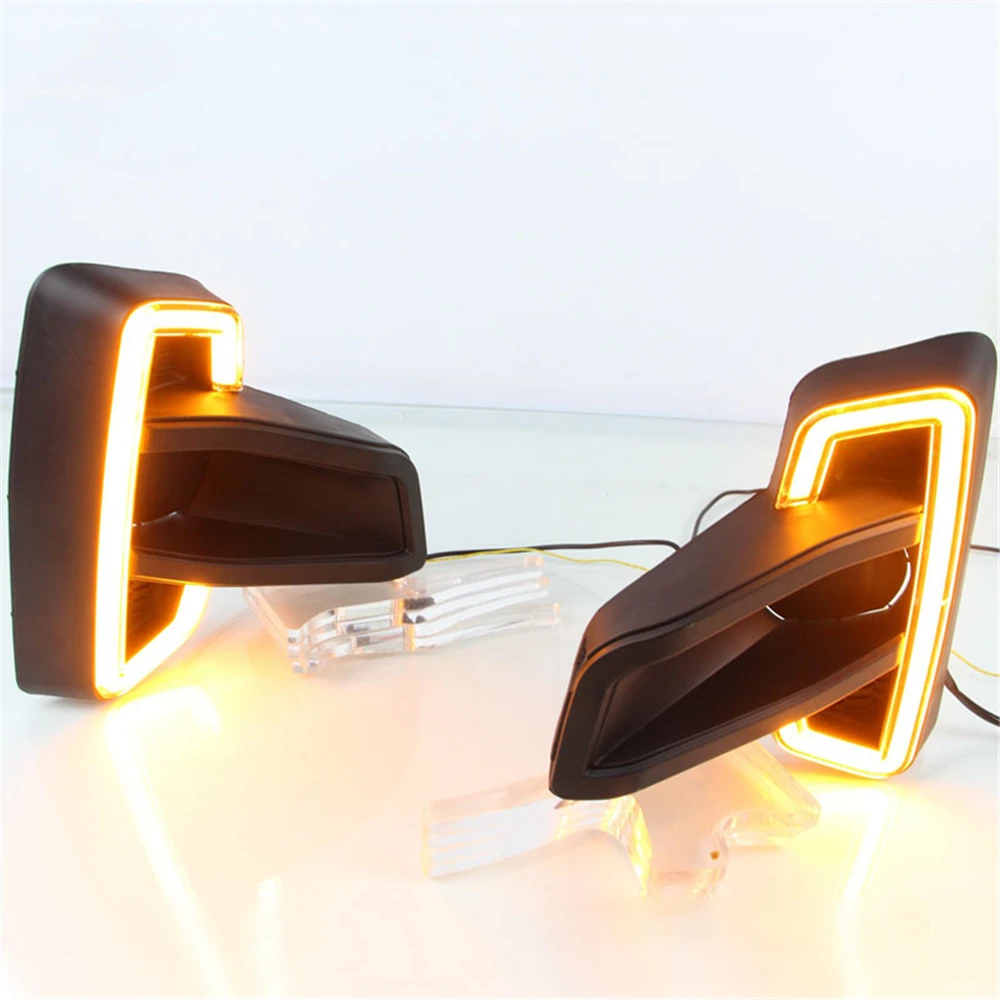 SNCN-2PCS-LED-Daytime-Running-Light-For-Toyota-Hilux-Revo-Rocco-2018-2019-Turn-Yellow-Signal (1)