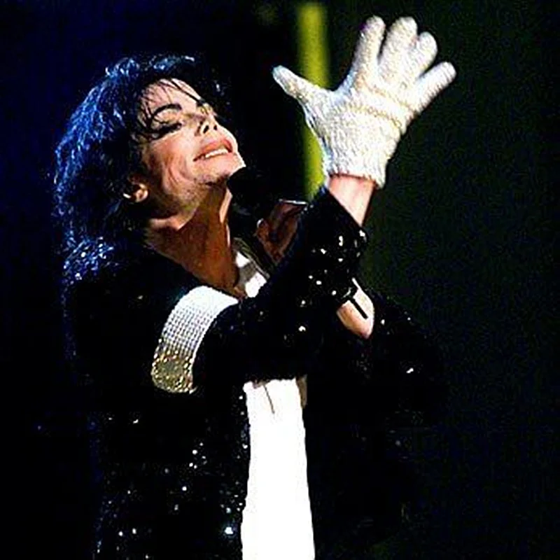 Impersonator Michael Joseph Jackson Costumes Jacket Sequies Black Shining Jacket 3