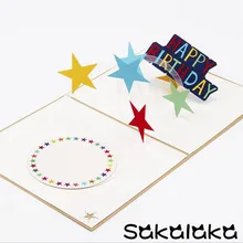 Креативный 3D ручной работы на заказ подарок на день рождения карты для детей день рождения пригласительные открытки