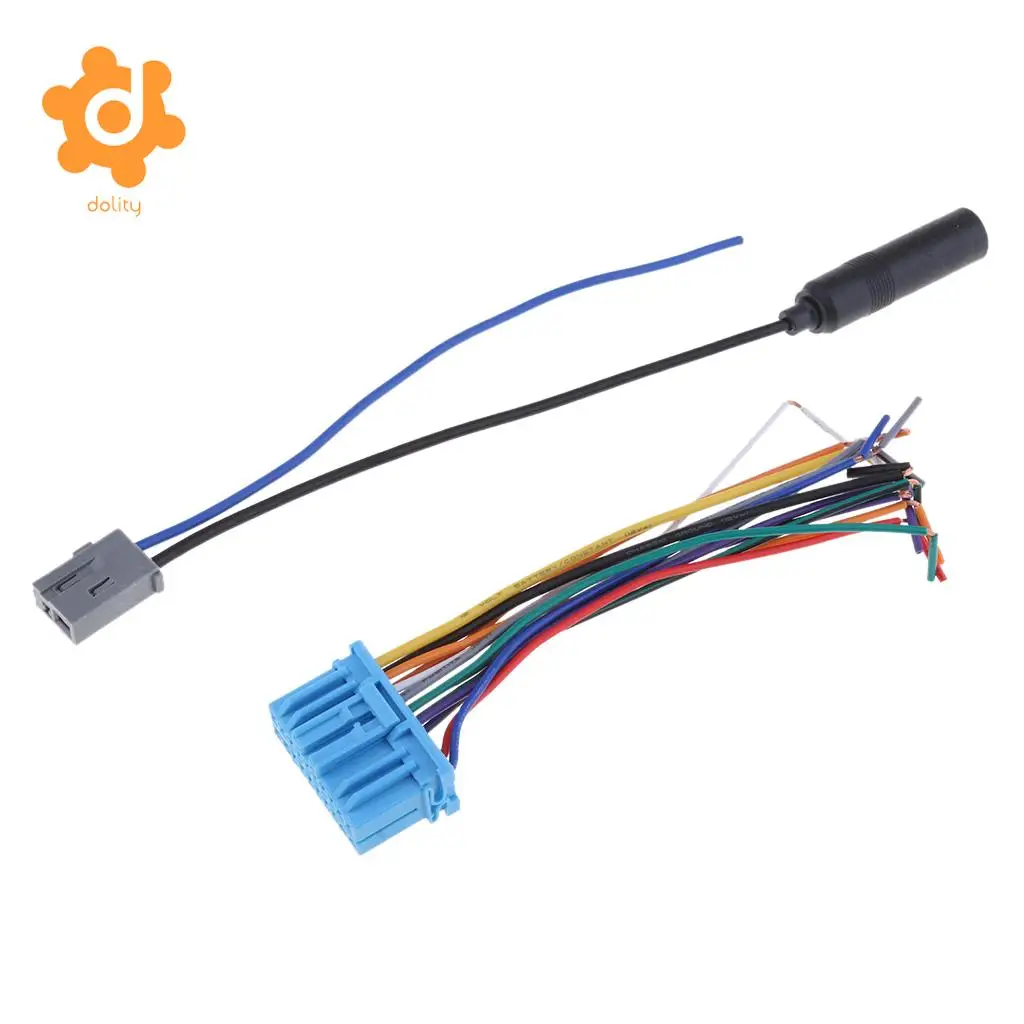 dolity Audio Car Stereo Wiring Harness Radio Antenna for Honda/Suzuki/Haima/Mazda