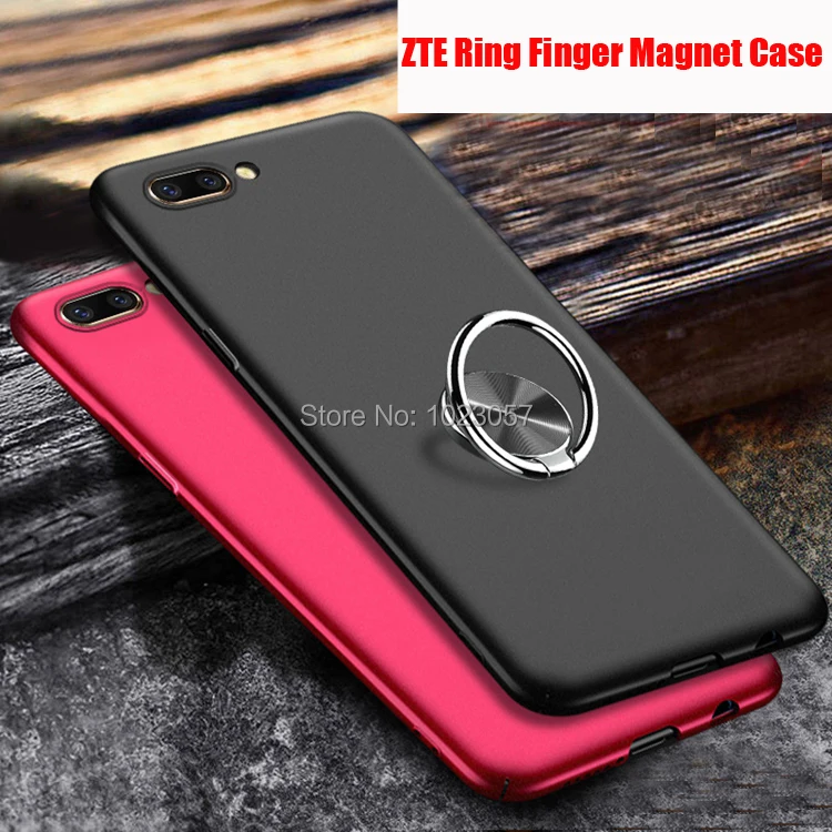 

360 Degree Ring Finger Holder Car Magnet Phone Case For Nubia Z11 Z17 Mini Lite Stand Case For ZTE Nubia Z17 Z17 lite