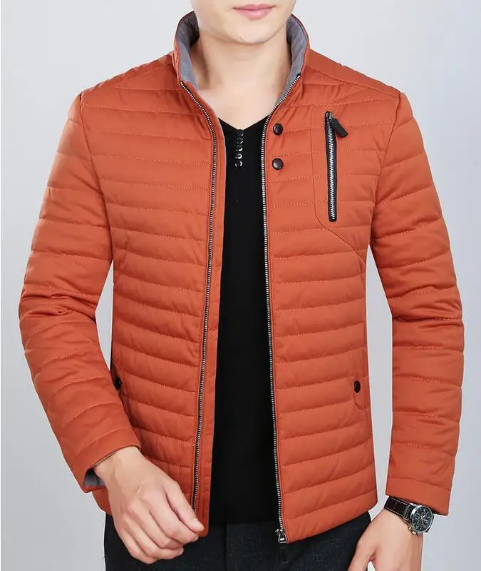 2017 Men s Winter New Cotton Padded Jacket Male Fashion Men S Clothing Outerwear Male Down