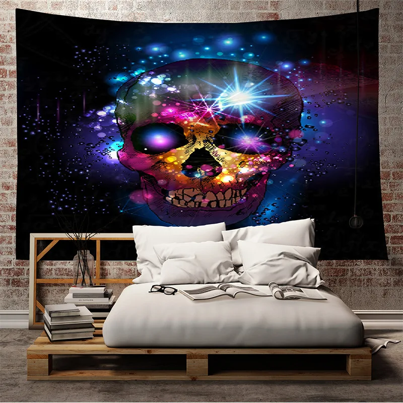 

Rectangular Beach Towel Printing Tapestry Sugar Skull Visual 3D Printing Tapestries Wall Cloth Tapestries Bedding Home Decor Art