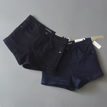 Европейский стиль женские уличные модные Стрейчевые обтягивающие короткие джинсы, летние винтажные Брендовые повседневные потертые джинсовые разогревающие штаны