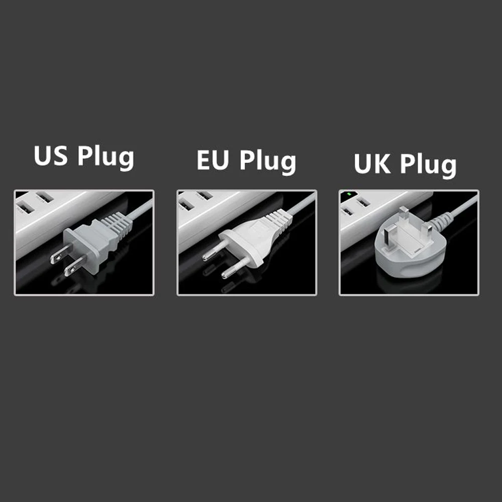 4 USB быстрая зарядка концентратор адаптер станция ЖК-дисплей смартфон зарядное устройство для iPhone samsung США AU ЕС Великобритания USB зарядное устройство Подставка держатель