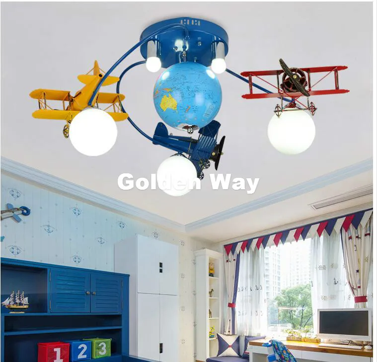 Яркий потолочный светильник для мальчиков и детей, лампа для спальни ...