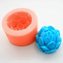 Great-Mold 3D Лотос силиконовые формы для свеч силиконовые формы для мыла формы для изготовления свечей