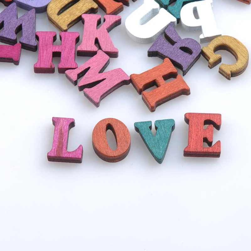Multicolor-Mixed-A-Z-Letter-Alphabet-Vintage-Wooden-Scrapbooking-Handmade-Carft-for-Home-Decoration-100pcs-16mm