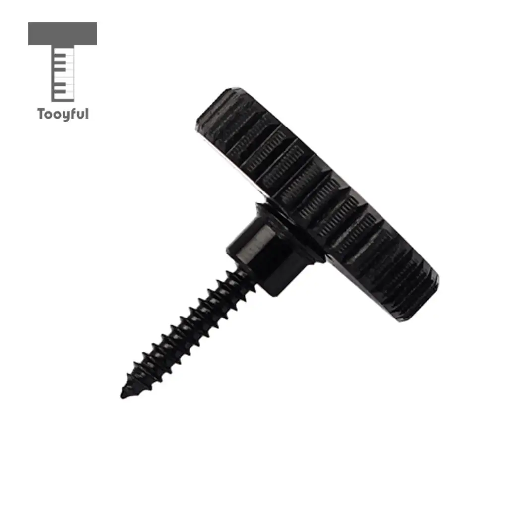 Tooyful Aluminum Alloy Strap Lock Button with Screw for Bass Guitar Mandolin Banjo Musical Parts