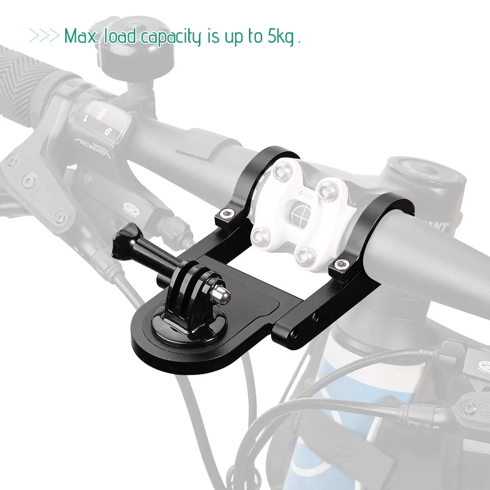 Andoer Aluminum Alloy Gimbal Camera Support Bracket Bike Mount Holder ...