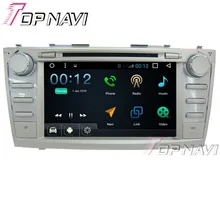 Topnavi 8 “1024*600 4 ядра 16 г Android 6.0 DVD мультимедиа плеер для Toyota Camry 2006- 2011 GPS навигации Радио