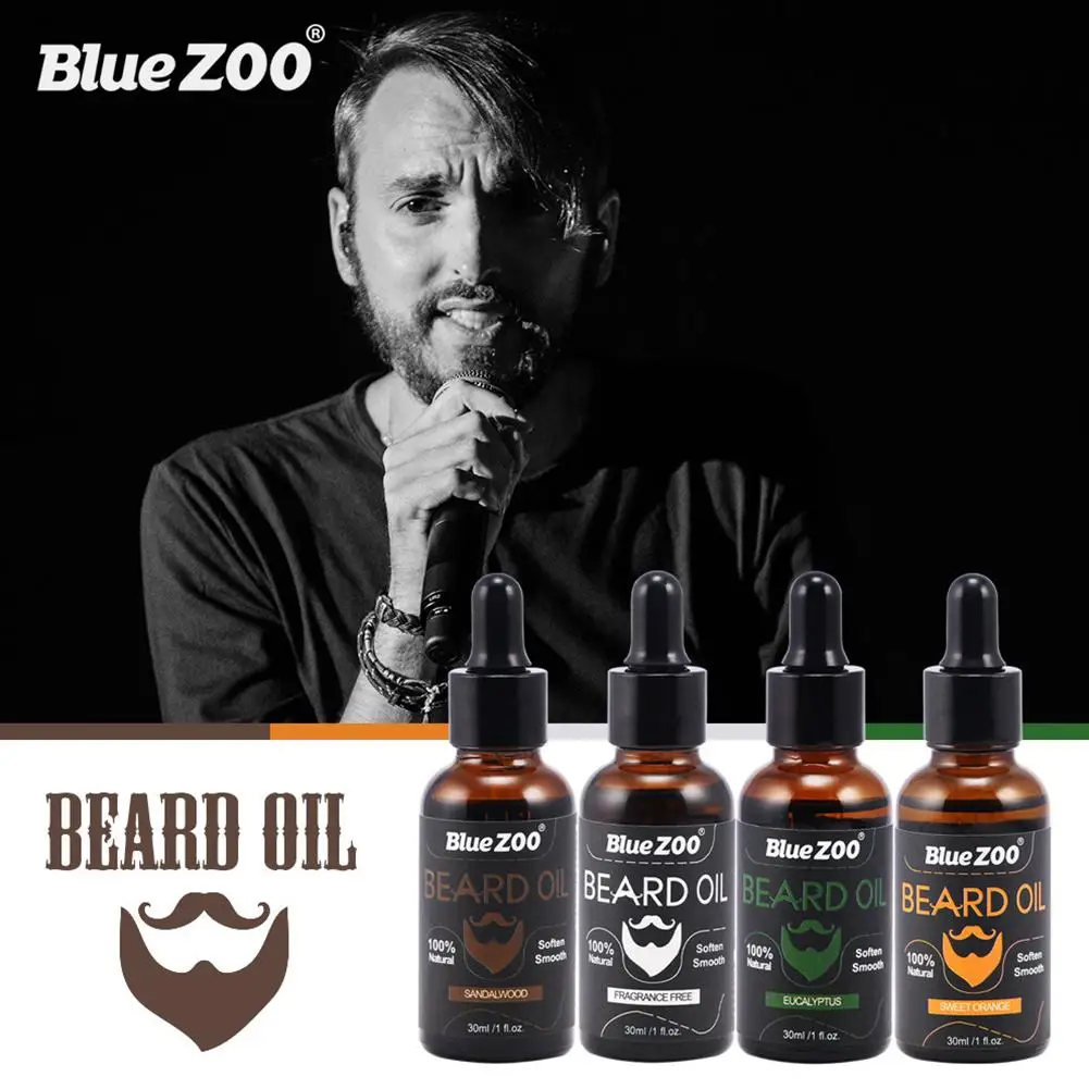 

VIBRANT GLAMOUR 30ml Men Growth Beard Oil Organic Beard Cream Conditioner for Groomed Growth