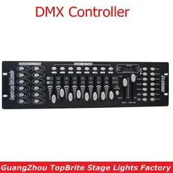 Новый ступенчатый регулятор освещения 192CH DMX512 контроллер для студийное диджейское оборудование в Led Par перемещение головы луч Рождество