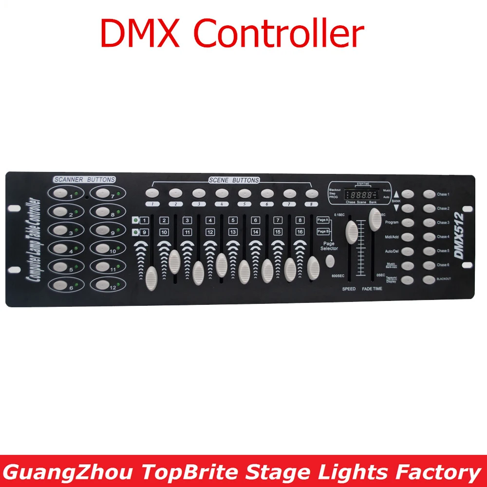 Новый контроллер светильник 192CH DMX512 для сценического DJ-оборудования