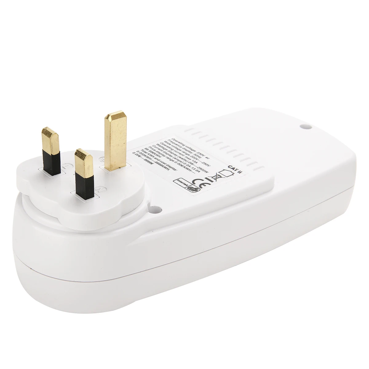 UK Plug-in Electricity Power Consumption Meter Socket Watt Kwh Analyzer Intelligent Billing Device Electrical Measurement Meters