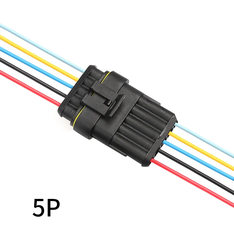 Авто электрический разъем провода 1Pin 2Pin 3Pin 4Pin 5Pin 6Pin авто разъем мужской и женский водонепроницаемый разъем с кабелем