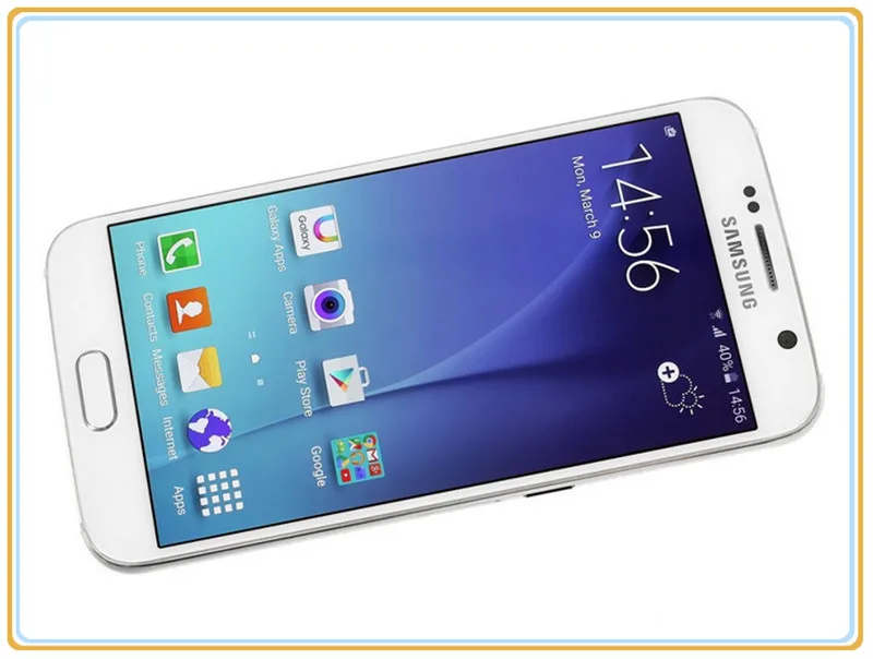 samsung Galaxy S6 Duos, 3 Гб ОЗУ, 32 Гб ПЗУ, четыре ядра, две sim-карты, Android, мобильный телефон, 16,0 Мп, 5,1 дюймов, wifi, gps, NFC