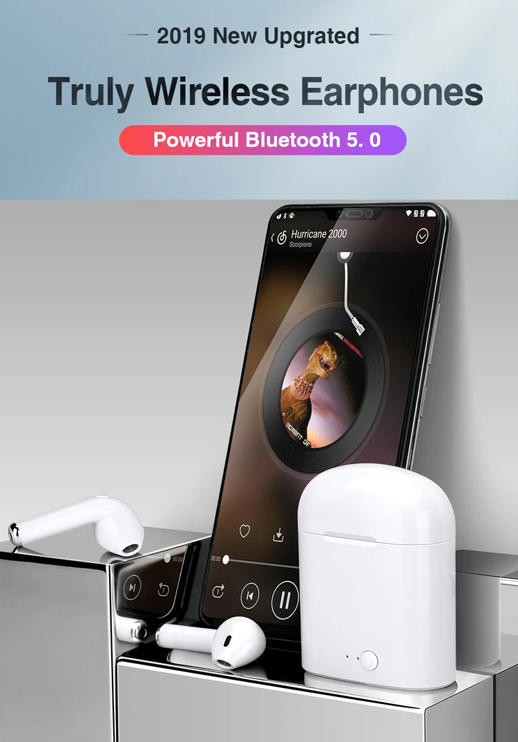I7s Tws airpods беспроводные наушники Bluetooth Air pods наушники мини аирподс 3D стерео вкладыши гарнитура с зарядным устройством для iPhone Xiaomi