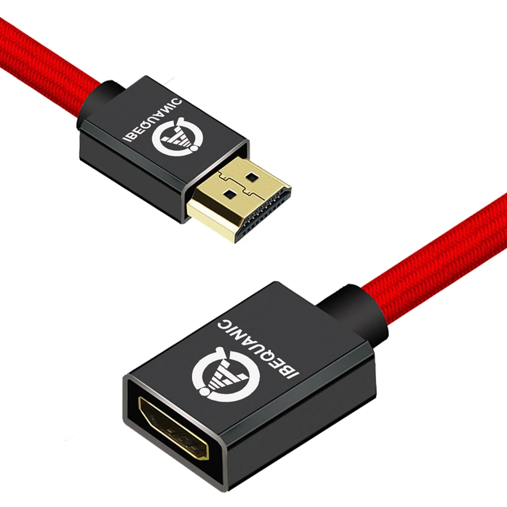 HDMI Extension Cable male to female 30CM/50CM/1M/2M/3M HDMI 4K 3D 1.4v HDMI Extended Cable for HD TV LCD Laptop PS3 Projector HDMI Extension Cable male to female 30CM/50CM/1M/2M/3M HDMI 4K 3D 1.4v HDMI Extended Cable for HD TV LCD Laptop PS3 Projector