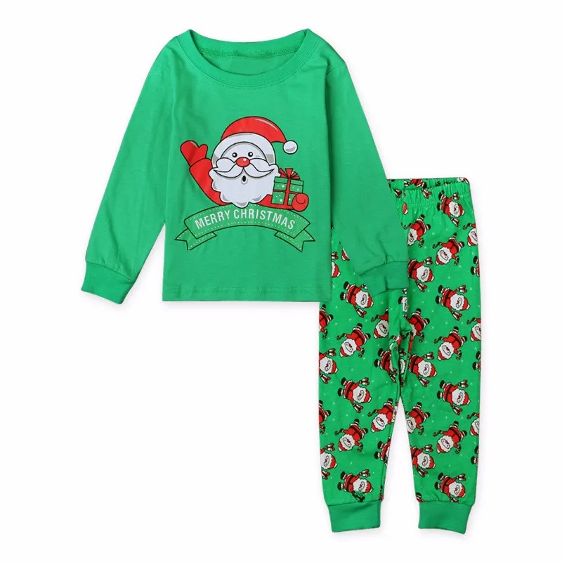 Новые детские пижамы с длинными рукавами, осенне-зимние теплые пижамы, детские рождественские пижамы для мальчиков, детские пижамы, комплекты одежды для маленьких девочек с поясом