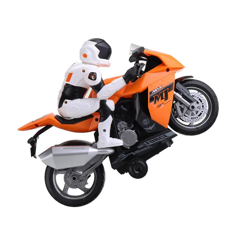 1 шт. 007/810 2,4G вращающийся на 360 ° Радиоуправляемый мотоцикл модель автомобиля с музыкальным пультом дистанционного управления детские игрушки подарок
