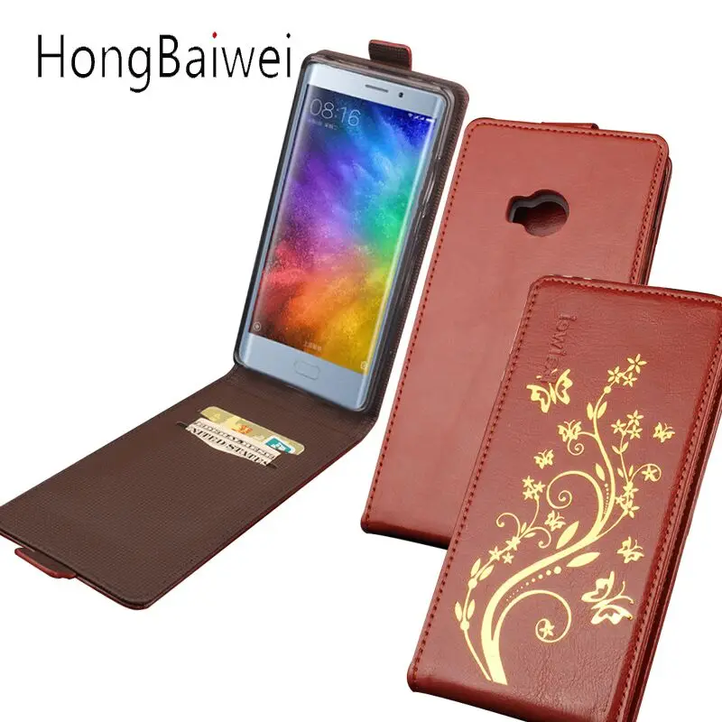 

Retro Print Flower Butterfly PU Leather Phone Bag For Xiaomi Note 2 Protect Skin Flip Vertical Cover Cases
