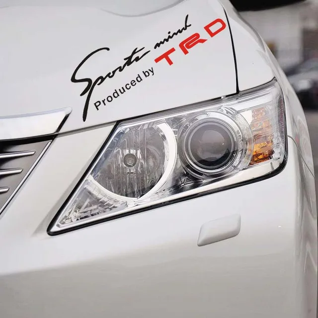 Trd Toyota Racing Development Sports Mind Clical Car Sticker And Trd Toyota Racing Development Sports Mind Clical Car Sticker And Decal Eyelids For Camry Reiz Rav 4 Corolla