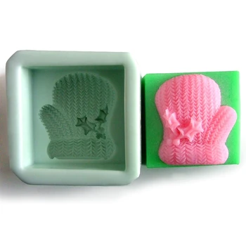 

Gloves Silicone Molds For Soap Cake Pudding Jelly Dessert Chocolate Mould Gloves Style Handmade Soap Customize Mold S0199ST