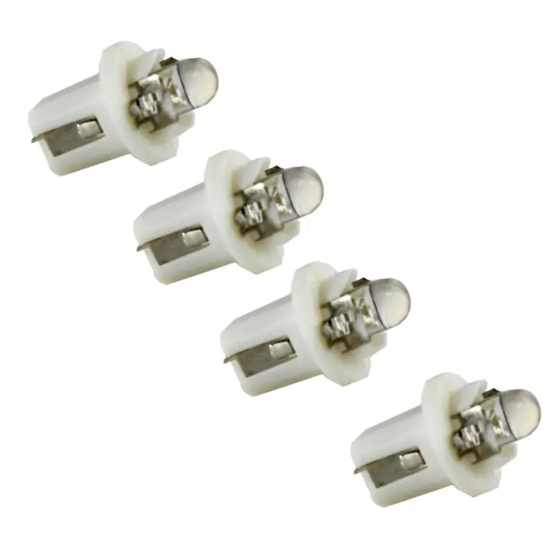 

4pieces B8.5 Led Lights SMD 1 LED Wedge Base Lamp Dashboards Bulbs Green