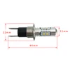 Bombilla de giro diurna con lente, luz de alto poder, H3C, 2323, 10 SMD, luz LED antiniebla para coche, blanco, 12V, 24V, 1 Uds. ► Foto 2/6
