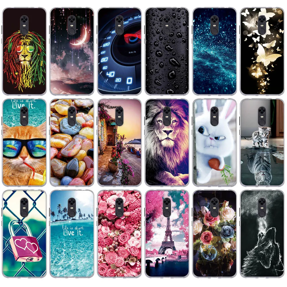 Phone Cases For Xiomi Xiaomi Redmi 5 Plus Case Soft Silicone Cover For Xiaomi Redmi 5 Plus Case Printing Cover For Redmi 5 Plus