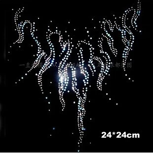 

Free shippingg (2pcs/lot) hot fix rhinestones iron on rhinestone motifs rhinestone iron on transfers designs