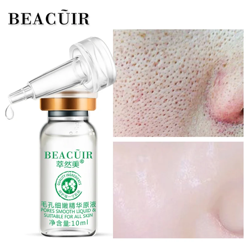 

BEACUIR Face Serum Hyaluronic Acid Shrink Pores liquid Moisturizing Whitening Plant Skin Care Anti-Aging Anti-Wrinkle Essence