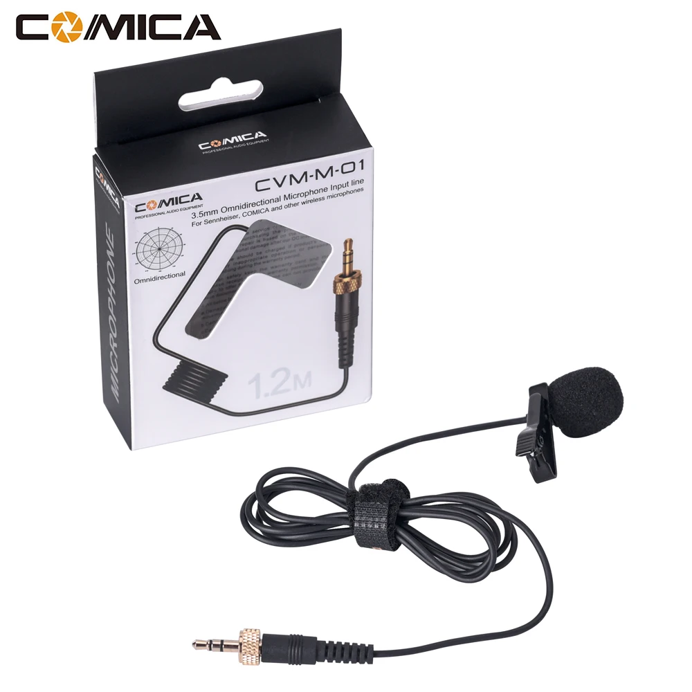 Comica CVM M O1 3.5mm Omnidirectional Microphone Input Cable for Comica