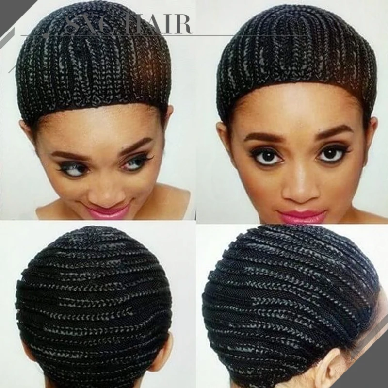 Crochet Synthetic Twist Hair Wig Cap, Clip In Crochet Wigs Cap 1 Piece