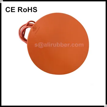 

Round 270MM 24V 250W Silicone Heater Bed For Kossel Pro 3D Printer Install wih 100K Thermistor and 3M Tape