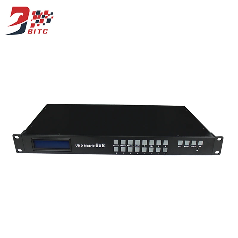 SZBITC High Quality 8 in 8 out 4K HDMI Matrix 8x8 With RS232&RJ45&IR Remote Control 1U Ultra HD 1080P 3D SZBITC High Quality 8 in 8 out 4K HDMI Matrix 8x8 With RS232&RJ45&IR Remote Control 1U Ultra HD 1080P 3D