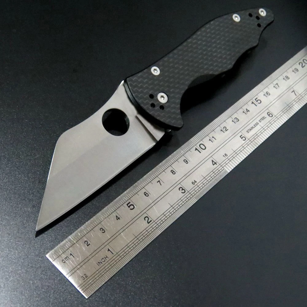 

Eafengrow C85 Folding Knife CPM S30V Steel Blade Carbon Fiber Handle Camping Multifunction Tool Hunting Knives EDC Hand Tool