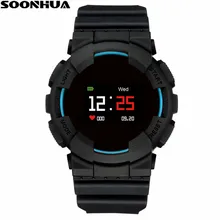 Soonhua Bluetooth Smart Band SmartWatch модель x шаг счетчик пульса сна Мониторы напоминание спортивные Фитнес браслет