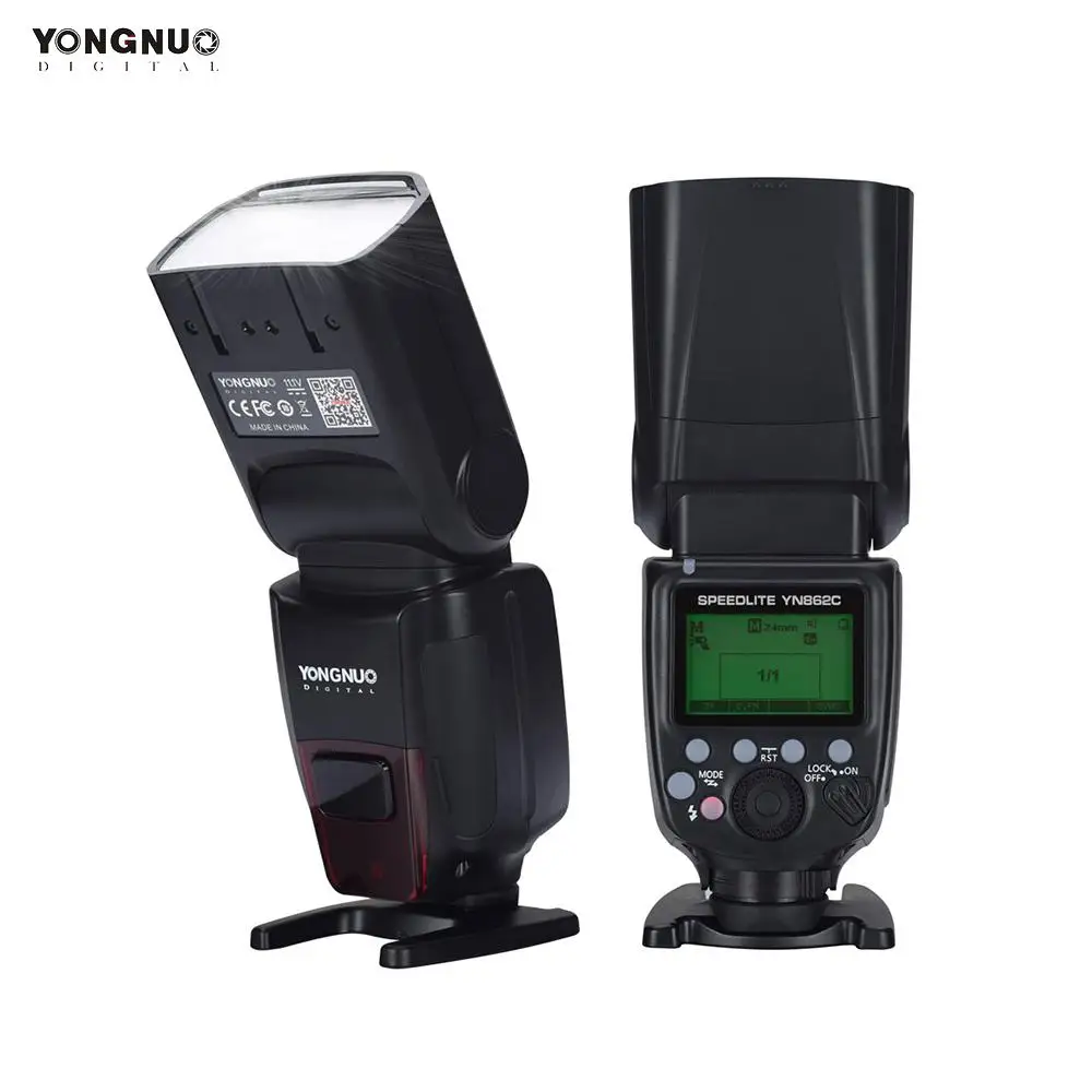 

YONGNUO YN862C Speedlite Flash Light Wireless TTL Camera Flash Master Slave Speedlite for Canon 5D IV/6D/7D/40D/650D/1200D/EOS R