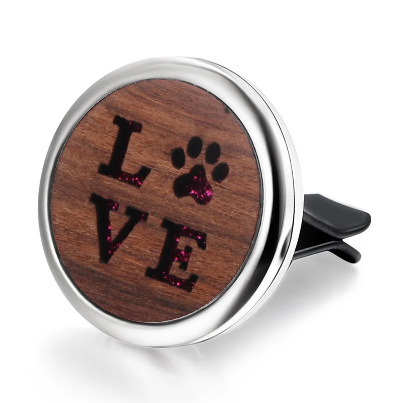 Новый деревянный аромадиффузор Love cat для автомобиля подвеска с ароматом