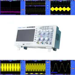 KKMOON DSO5102P Цифровой осциллограф Портативный 100 МГц 2 канала 1GSa/s длина записи 40K USB Osciloscopio портативные осциллографы