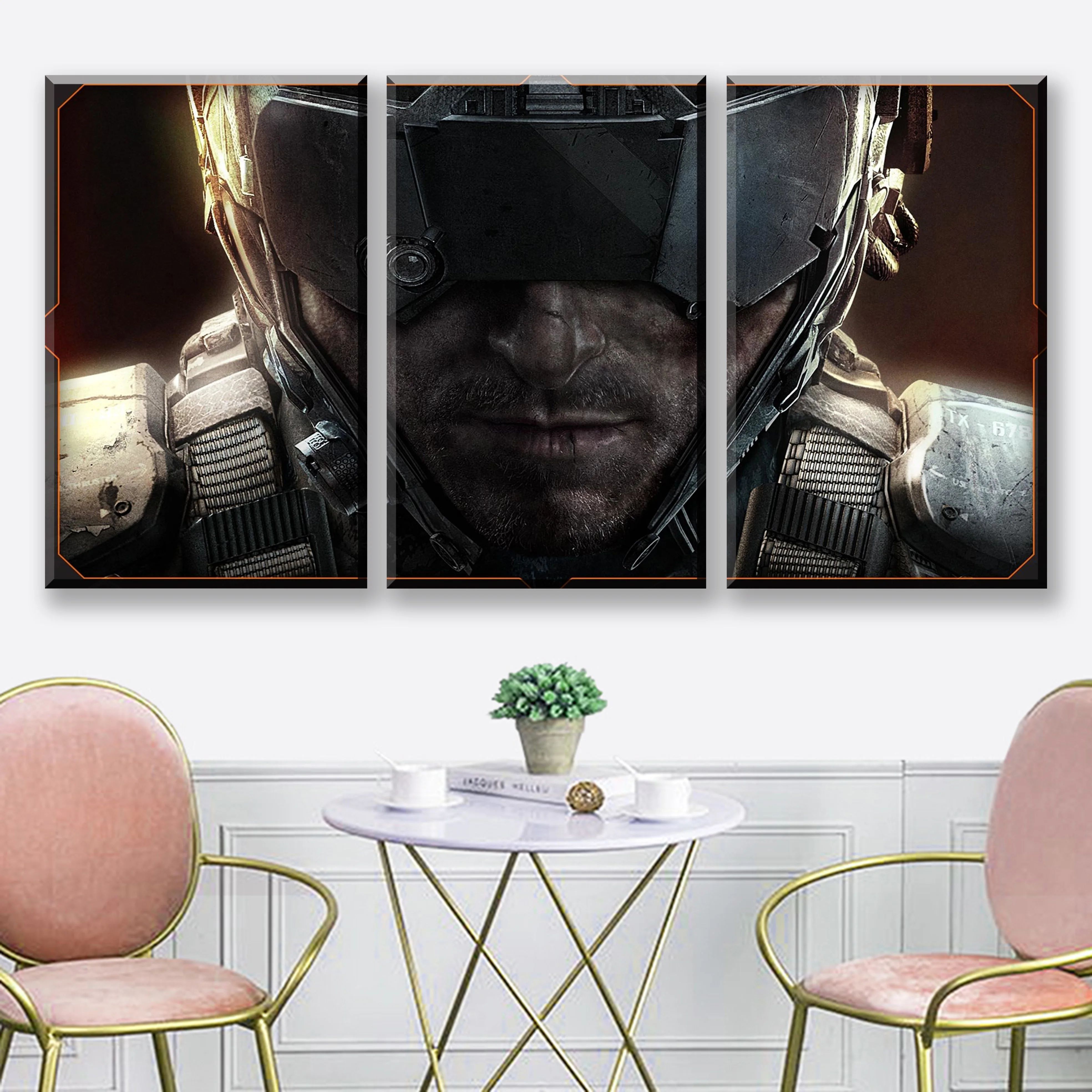 

Canvas HD Print Painting Wall Art 3 Pieces Black Ops 4 Call Duty Game Pictures Modular Abstract Poster Modular Living Room Decor