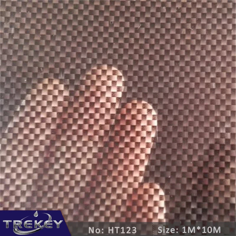 

[Width 1M] Square Grid Carbon Pattern Hydrographic Water Transfer Printing Film Various Color, Irregular Surfaces Printing HT123