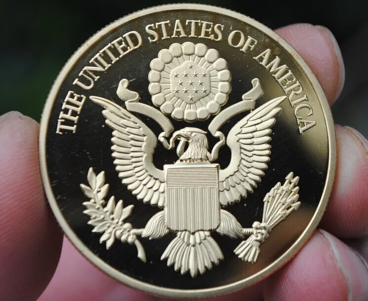 40 мм Большая печать США сувенирная медаль для монет