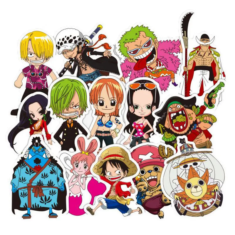 Hot-48pcs-PVC-One-Piece-Stickers-Fashion-High-Quality-Waterproof-PVC-For-Suitcase-Refrigerator-skateboard-laptop (1)