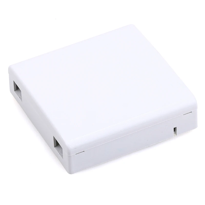 2 порта 86 типа Mini FTTH Лицевая панель волоконно оптическая Клеммная коробка с