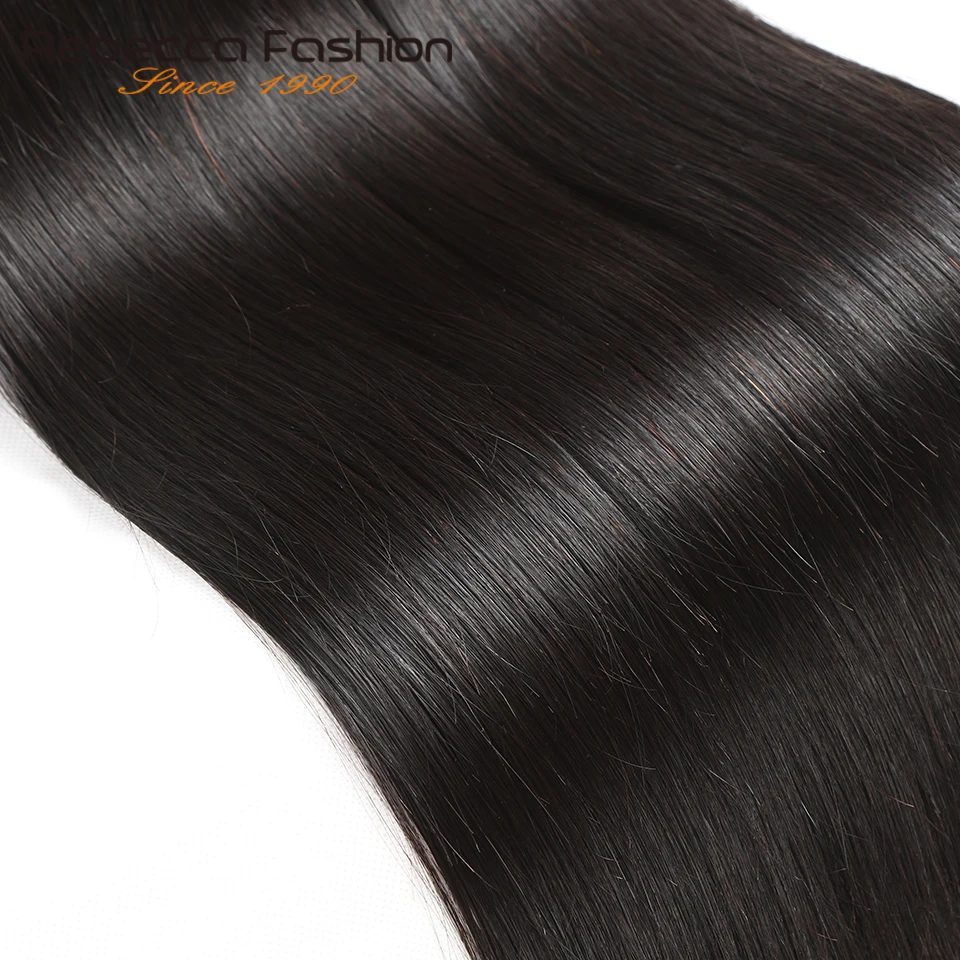 Rebecca Brazilian Hair Weave Bundles 3/4 Bundles Deals 100% Straight Human Hair Bundles 8 to 28 Inch Remy Hair Extensions