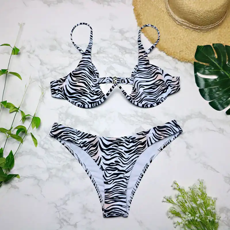 Estampado Badpak Mujeres Push Up Playa Mujer 3739 Leopardo 2019 Bikini Las Sexy Baño Traje Tanga De Ropa cRL534AjqS